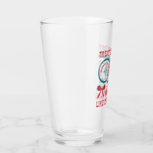 Behandel elke dag als Kerstmis Glas (Rechts)