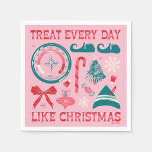 Behandel elke dag als Kerstmis Servet