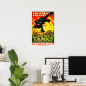 Behandel 'Em Rough'. Doe mee aan de Amerikaanse we Poster (Thuiskantoor)