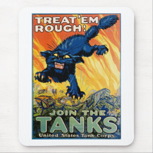 Behandel 'em Rough' - Doe mee met de Tanks Muismat
