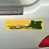 Behandel je niet in de zaken van Dragons. Bumpersticker (Op auto)