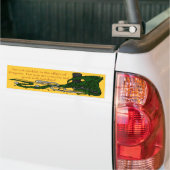 Behandel je niet in de zaken van Dragons. Bumpersticker (Op Truck)