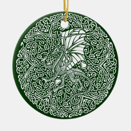 Behandel je niet in de zaken van Dragons-versierin Keramisch Ornament (Voorkant)