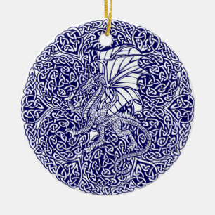 Behandel je niet in de zaken van Dragons-versierin Keramisch Ornament