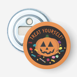 Behandel jezelf! button flesopener