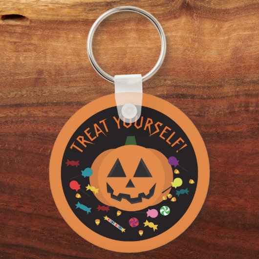 Behandel jezelf! sleutelhanger (Voorkant)