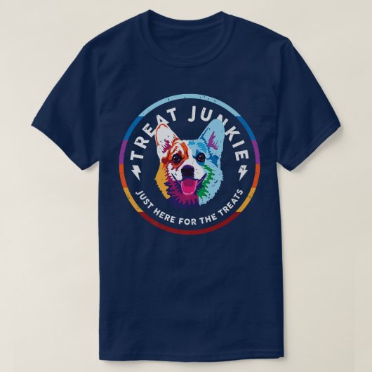Behandel Junkie ~ Hier voor de behandelingen1337 T-shirt (Design voorkant)