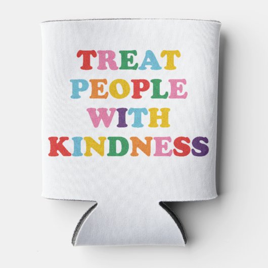 Behandel mensen met kindheid blikjeskoeler (Voorkant)