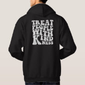 Behandel mensen met kindheid, esthetische hoodie,  hoodie (Achterkant)