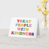 Behandel mensen met kindheid kaart (Gele Bloem)