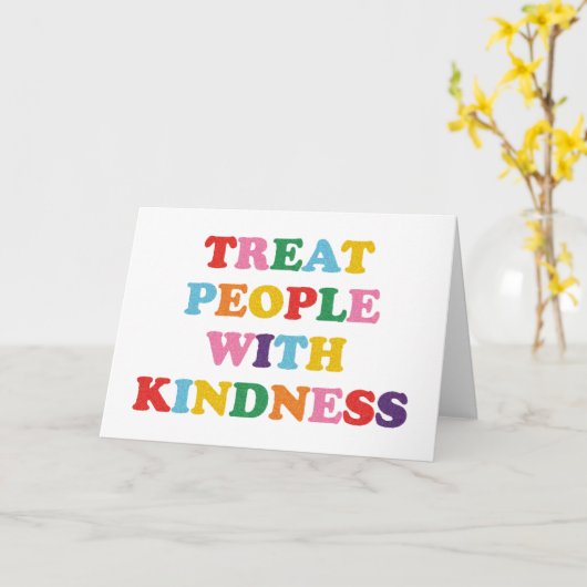 Behandel mensen met kindheid kaart (Gele Bloem)