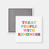 Behandel mensen met kindheid magneet (Voorkant / Achterkant)