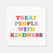 Behandel mensen met kindheid servet (Voorkant)