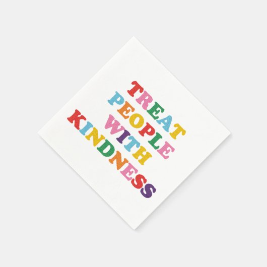 Behandel mensen met kindheid servet (Hoek)