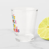 Behandel mensen met kindheid shot glas (Rechts)