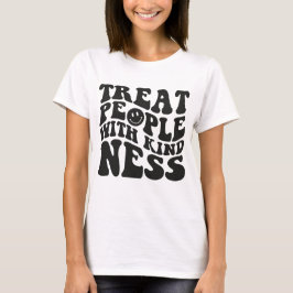 Behandel mensen met kindheid t-shirt