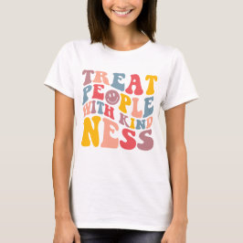 Behandel mensen met kindheid t-shirt