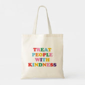 Behandel mensen met kindheid tote bag (Achterkant)