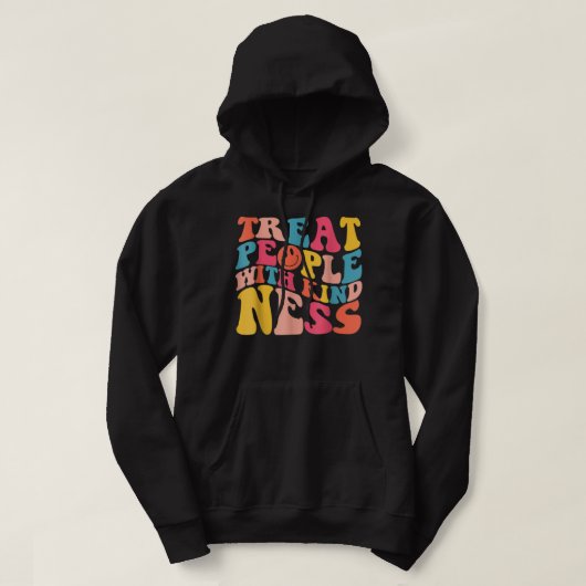 Behandel mensen met kindness TPWK Trendy Preppy Hoodie (Design voorkant)