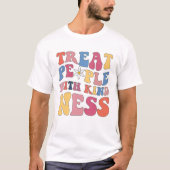 Behandel mensen met Shirt van de Kindness, Trendy (Voorkant)