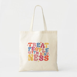Behandel mensen met Shirt van de Kindness, Trendy  Tote Bag
