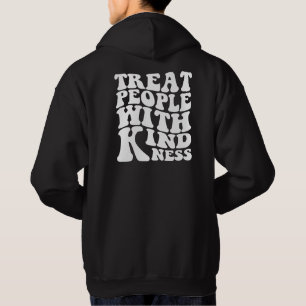 Behandel Mensen Met Vriendelijkheid,Aesthetische H Hoodie