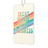 Behandel mensen met vriendelijkheid auto luchtverf luchtverfrisser (Links)