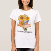 Behandel Mensen met Vriendelijkheid T-shirt (Voorkant)