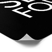 Behandel niet voor minder succes Motivatie Poster (Hoek)