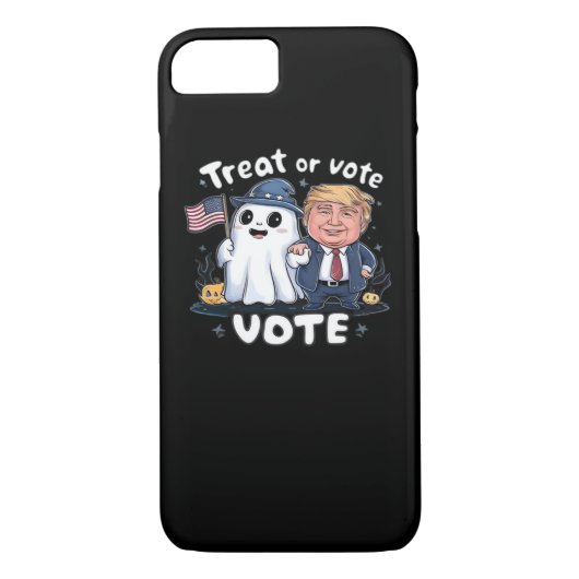 Behandel of stem, Spooky Trumpkin, Halloween Graph Case-Mate iPhone Case (Achterkant)