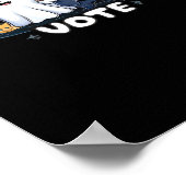 Behandel of stem, Spooky Trumpkin, Halloween Graph Poster (Hoek)