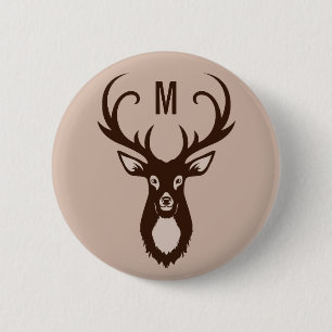 Behandel uw aangepaste monogram-knoppen ronde button 5,7 cm