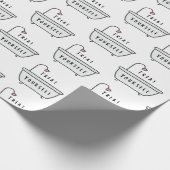 Behandel uw eigen omslagpapier cadeaupapier (Hoek)