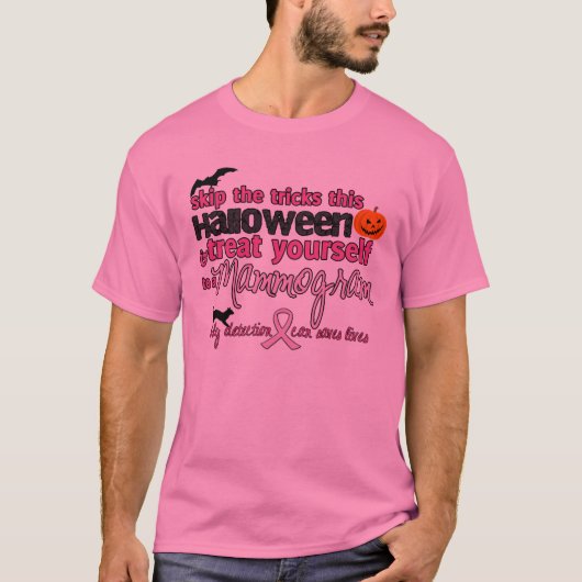 Behandel uzelf naar een mammogram t-shirt (Voorkant)