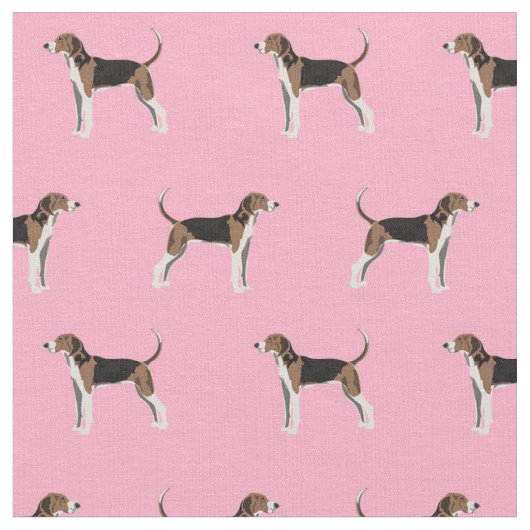Behandel Walker Coonhound-hondenroze Stof (Close Up)
