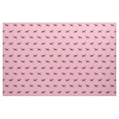 Behandel Walker Coonhound-hondenroze Stof (Fat Quarter)