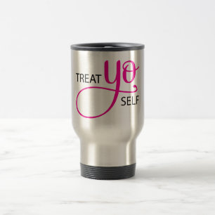 Behandel "Yo Self Pink" Reisbeker