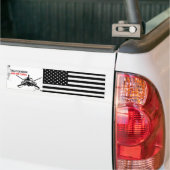 Behandel ze ruw bumpersticker (Op Truck)