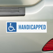 BEHANDELD BUMPERSTICKER (Op auto)