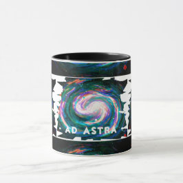 Behandeld Galaxy met jouw tekst Mok