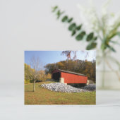 Behandelde Brug Briefkaart (Staand voorkant)