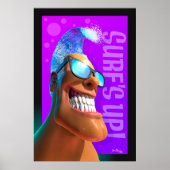 Behandelde kop - Surf omhoog! Poster (Voorkant)