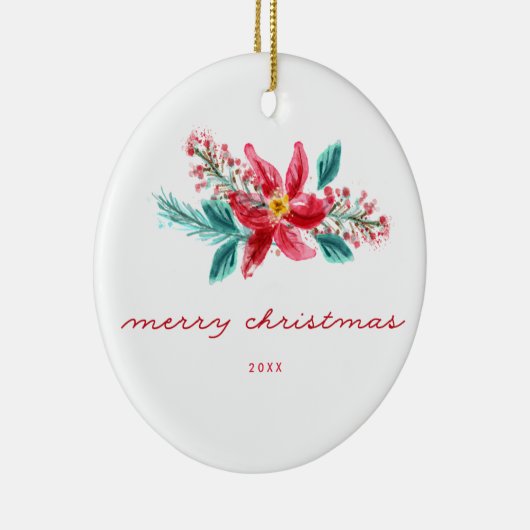 Behandelde persoonlijke kerstversiering keramisch ornament (Rechts)