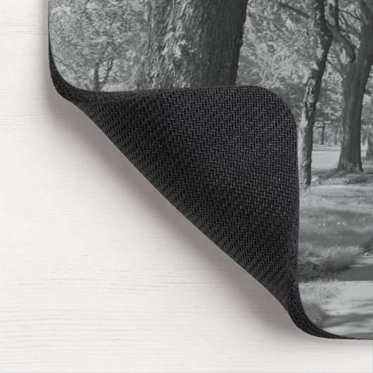 Behandelde straat met stoep muismat (Hoek)