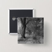 Behandelde straat met stoep vierkante button 5,1 cm (Voorkant /achterkant)