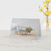 BEHANDELDE WAGEN DOOR SHARON SHARPE KAART (Gele Bloem)