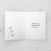 BEHANDELDE WATERVERF FLORAL BEST MOEDERDAG KAART (Binnen)