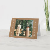 BEHANDELEN ROND ZEGGEN *HEBBEN EEN MERRY CHRISTMAS KAART (Voorkant)