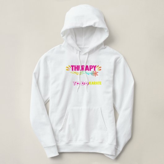 Behandeling alleen nodig voor Karate en Martial Ar Hoodie (Design voorkant)