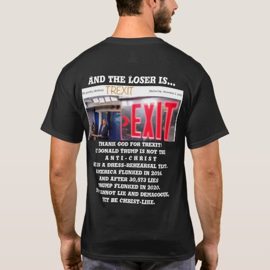 BEHANDELING: Amerika WINT wanneer de Sprong verlie T-shirt (Achterkant)